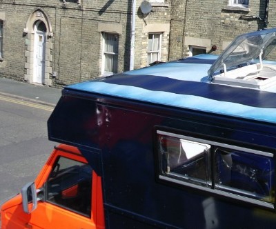 Motorhome with solar panels