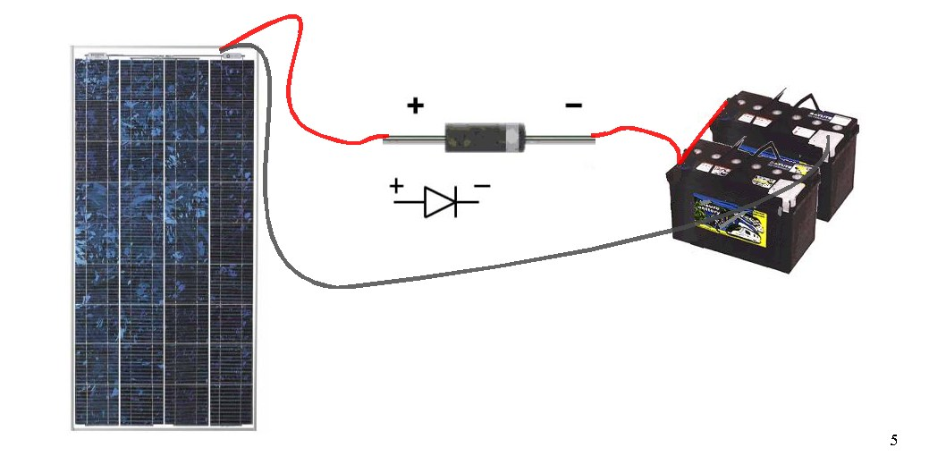 simple solar panel circuit